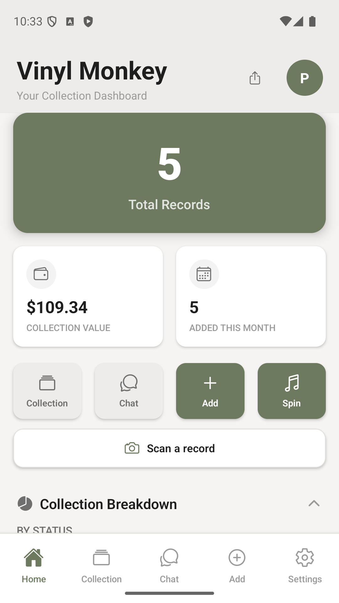 Ask your collection